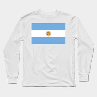 Argentina Flag Long Sleeve T-Shirt